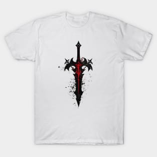 Bloodlust Chronicles: Immortal Bounty Hunts, Gothic Vampire Saga, and Supernatural Adventure in Anime-Manga Art T-Shirt